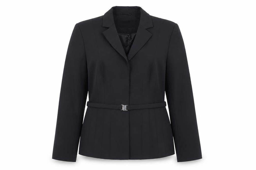 Next Womens Black Jacket Blazer Size 14 Hook & Eye