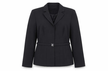 Next Womens Black Jacket Blazer Size 14 Hook & Eye
