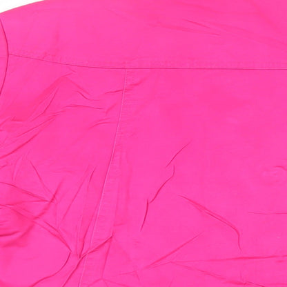 Marks and Spencer Womens Pink Jacket Size 14 Button