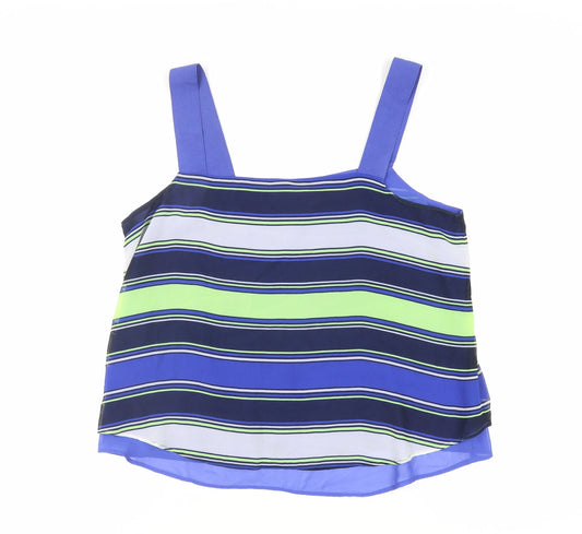 Womens UK Size 14 NEXT Blue Basic Tank