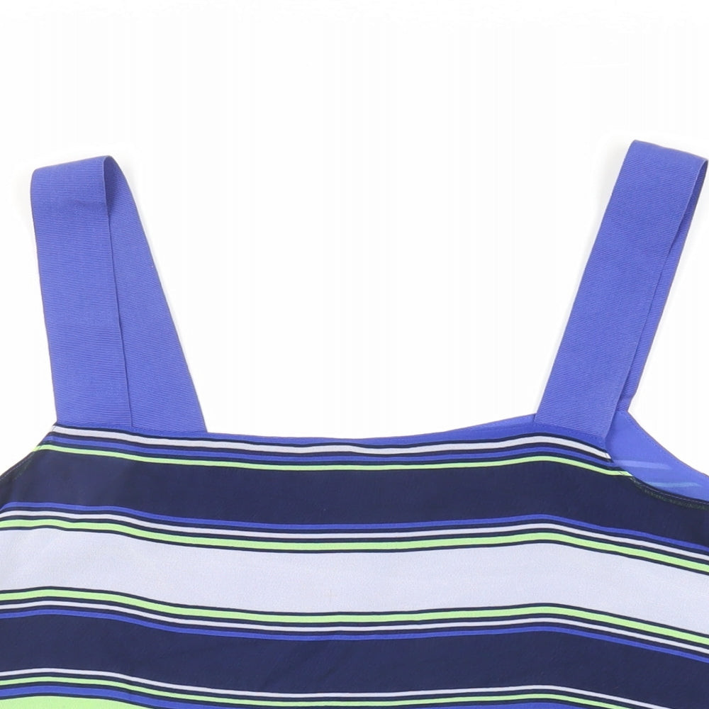 Womens UK Size 14 NEXT Blue Basic Tank