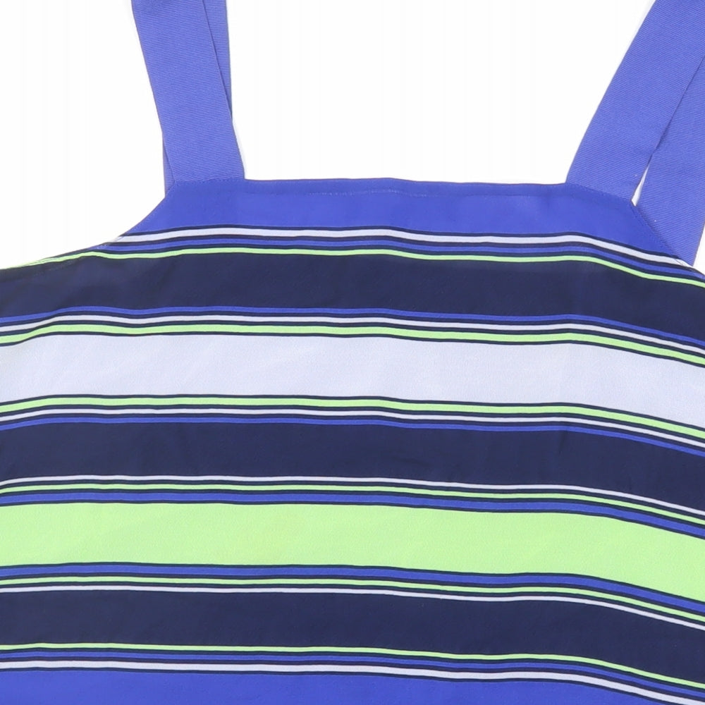 Womens UK Size 14 NEXT Blue Basic Tank