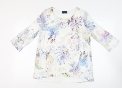 Womens UK Size L Anna Rose White Basic Blouse