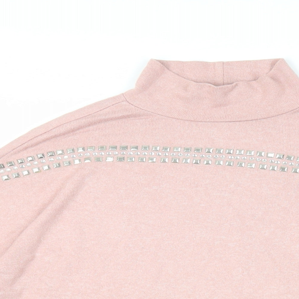 Womens UK Size S Select Pink Pullover Jumper