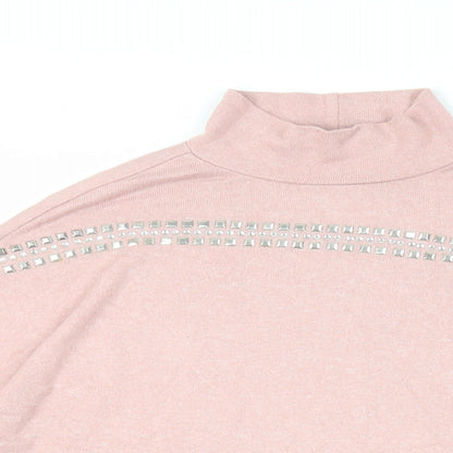 Womens UK Size S Select Pink Pullover Jumper