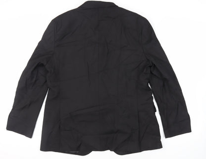 Mens UK Size 44 Marks and Spencer Regular Black Suit Jacket