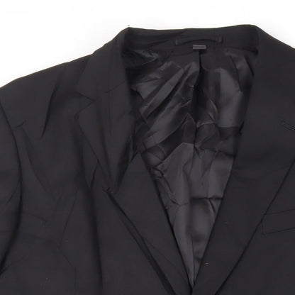 Mens UK Size 44 Marks and Spencer Regular Black Suit Jacket