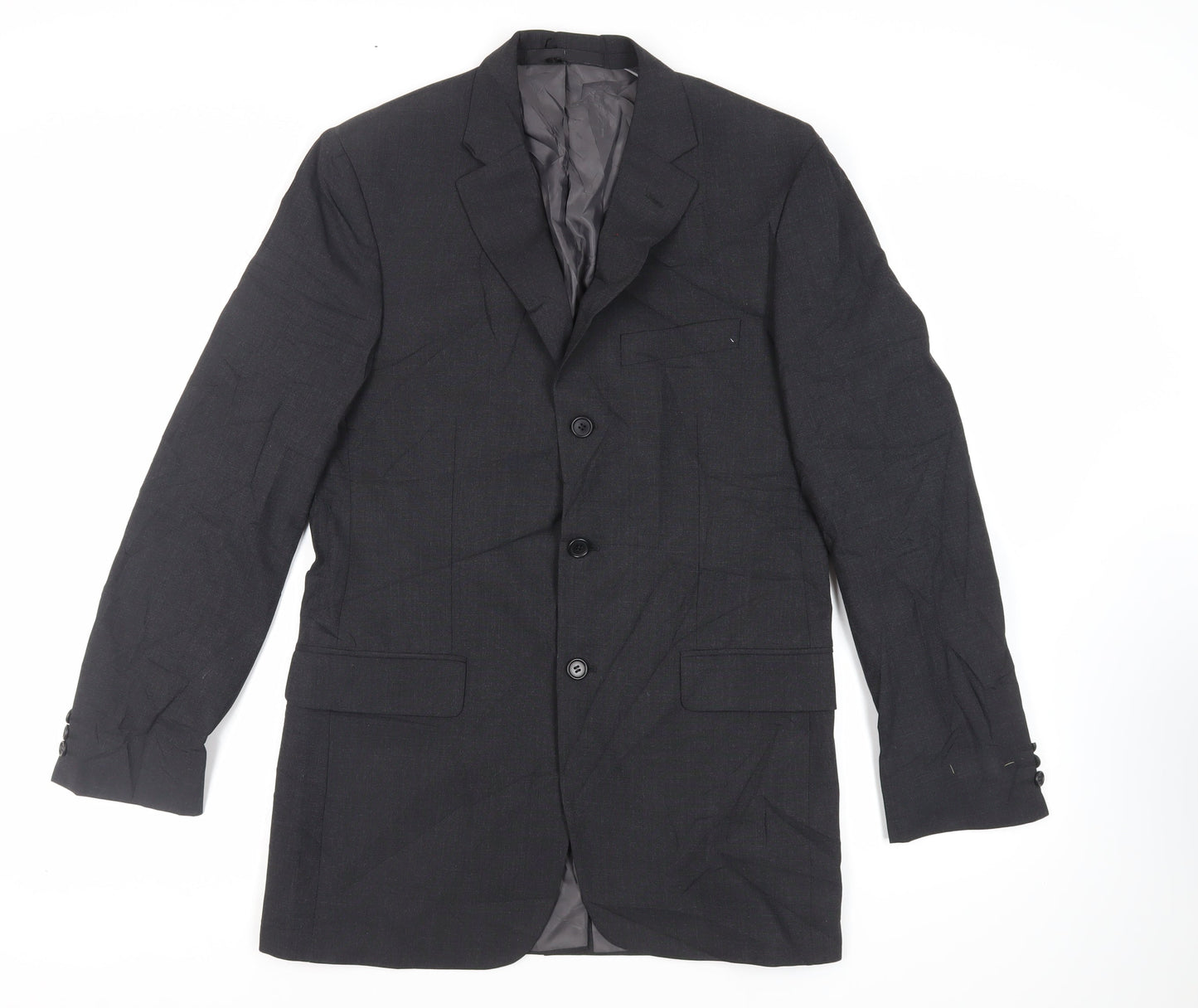 Mens UK Size 38 Marks and Spencer Regular Grey Suit Jacket
