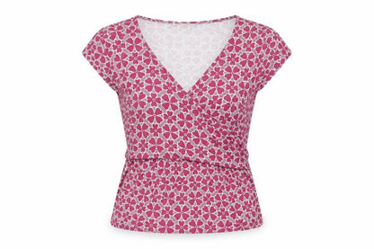 Womens UK Size S JoJo Maman Bébé Purple Basic T-Shirt