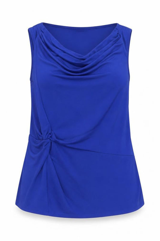 Womens UK Size 16 Kaliko Blue Basic Blouse
