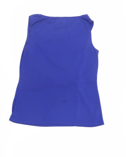 Womens UK Size 16 Kaliko Blue Basic Blouse