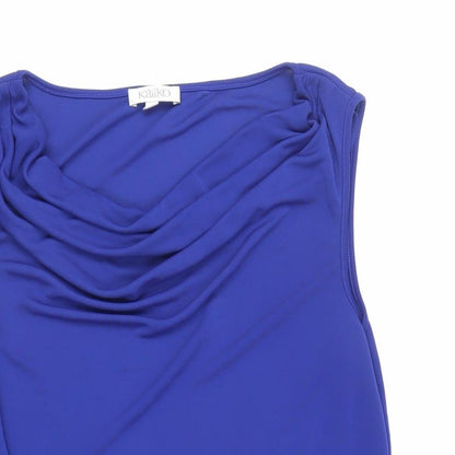 Womens UK Size 16 Kaliko Blue Basic Blouse