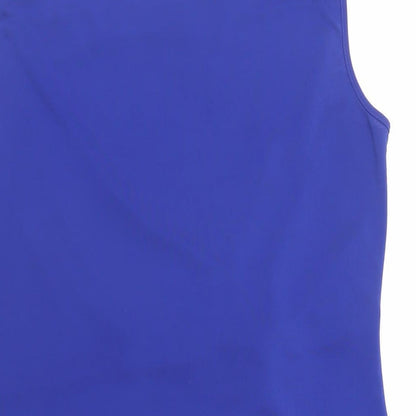 Womens UK Size 16 Kaliko Blue Basic Blouse