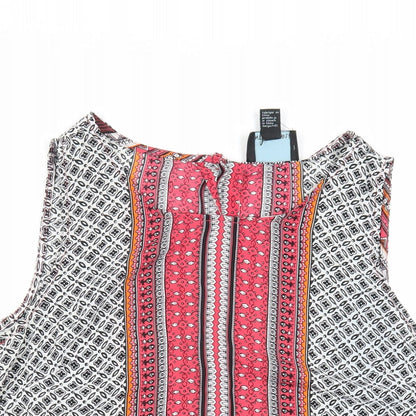 Womens UK Size M Cynthia Rowley Multicoloured Basic Blouse