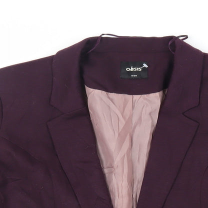 Womens UK Size 8 Oasis Purple Jacket
