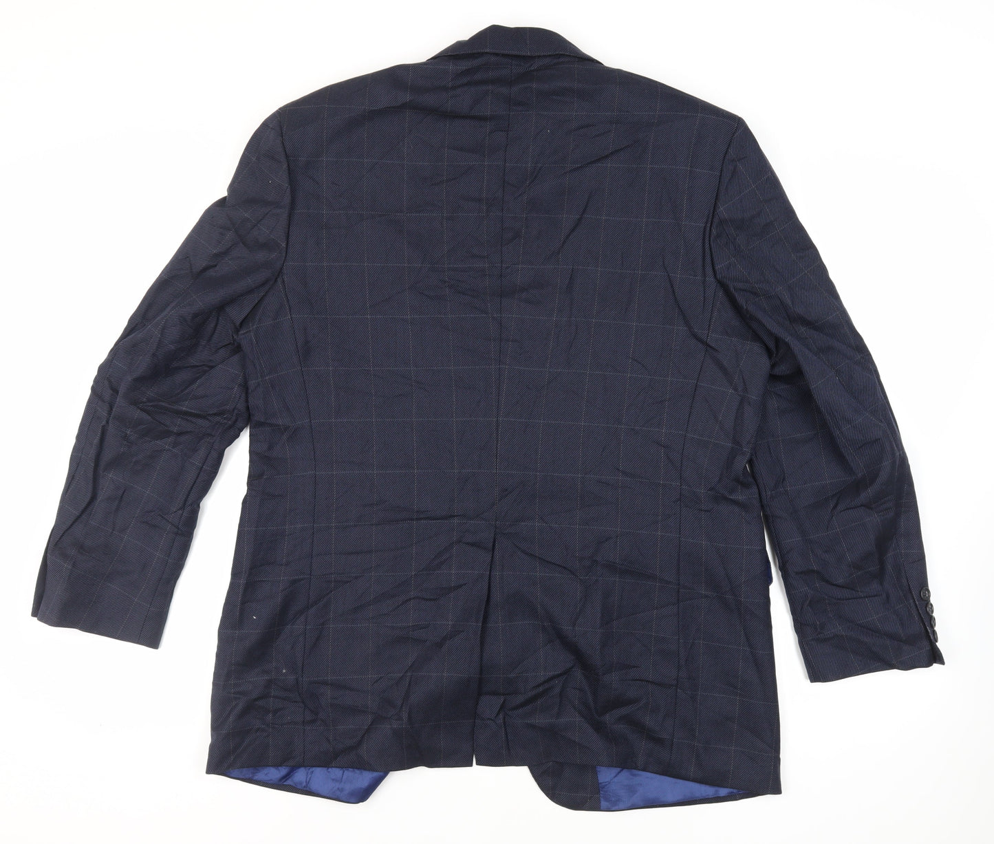 Mens UK Size 44 Marks and Spencer Regular Blue Suit Jacket