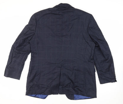 Mens UK Size 44 Marks and Spencer Regular Blue Suit Jacket