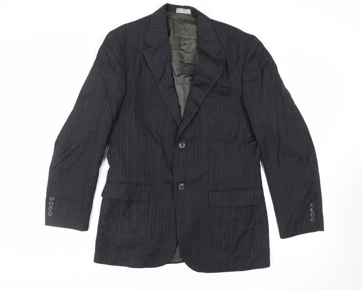 Mens UK Size 38 Geoffrey Beene Regular Grey Suit Jacket