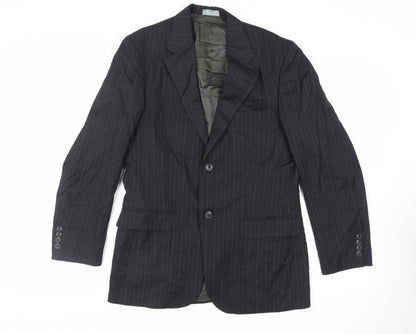 Mens UK Size 38 Geoffrey Beene Regular Grey Suit Jacket