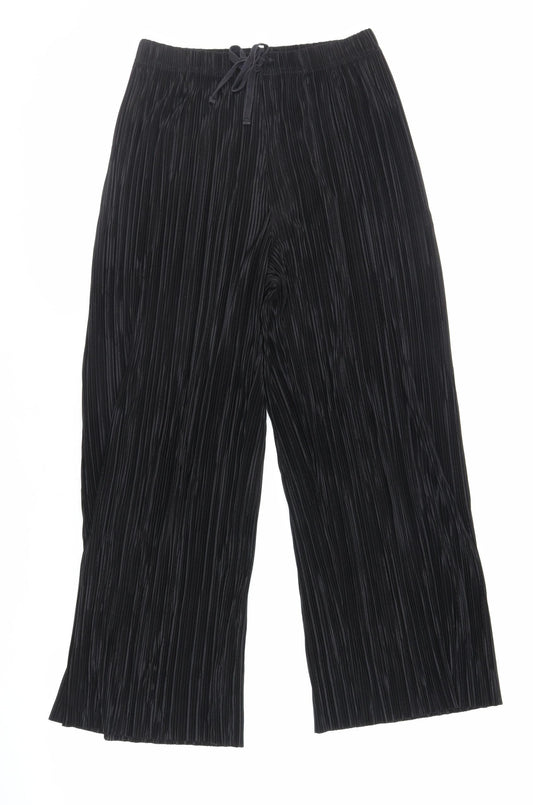 Womens UK Size XS Light Before Dark Regular Fit  Black Trousers