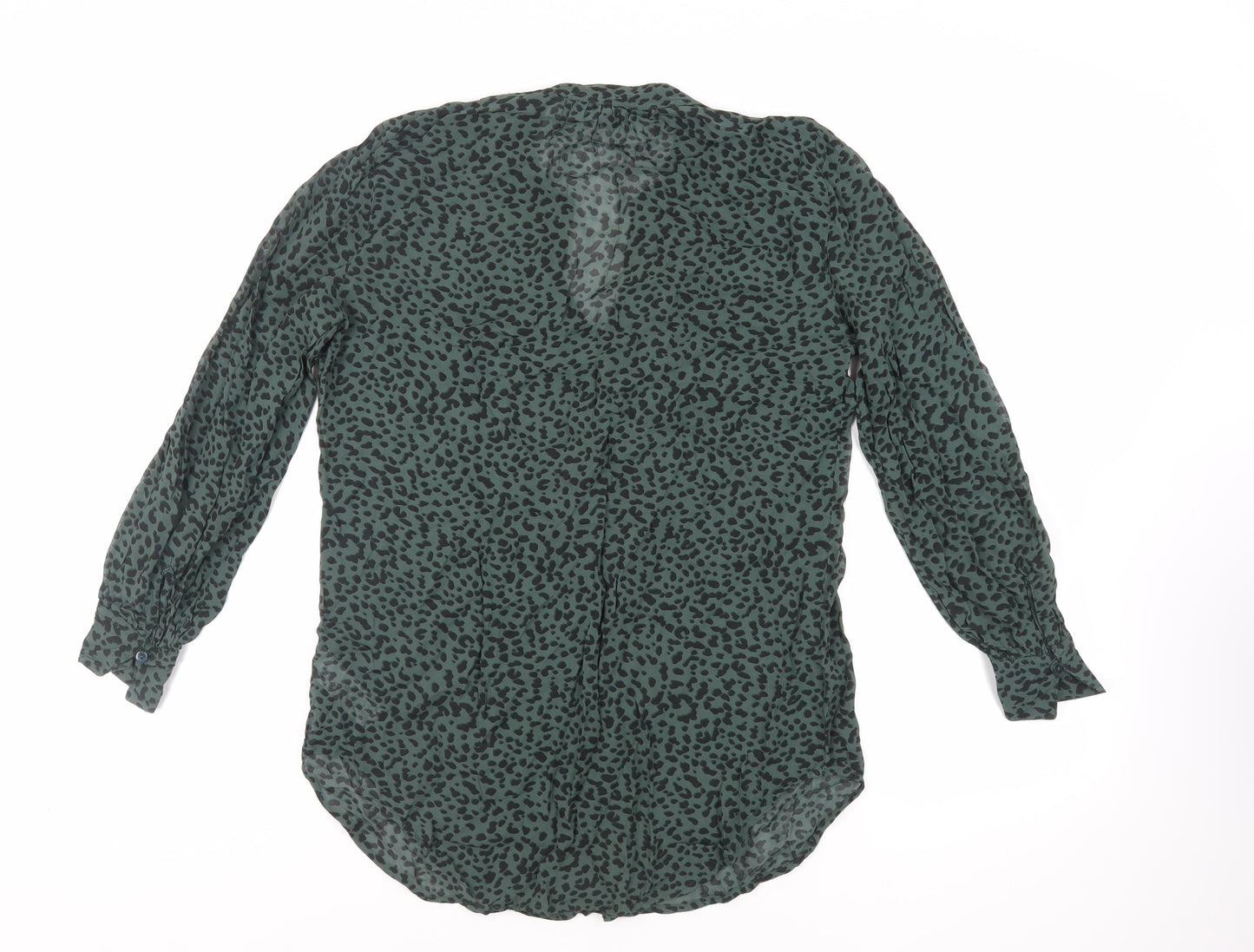 Womens UK Size 8 NEXT Green Basic Blouse