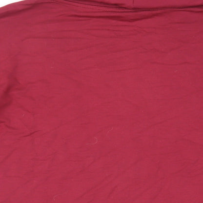 Womens UK Size 12 Cotton Traders Red Basic Blouse