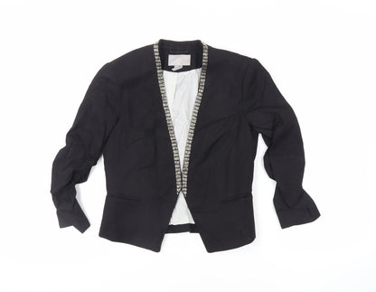 Womens UK Size 8 H&M Black Jacket