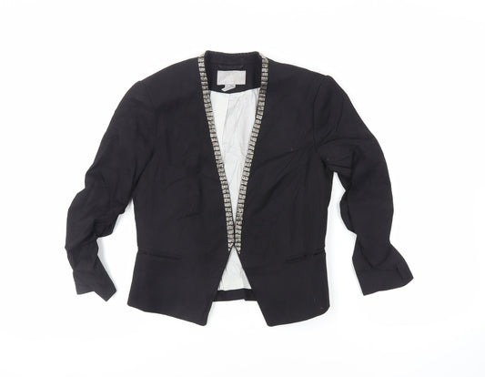 Womens UK Size 8 H&M Black Jacket