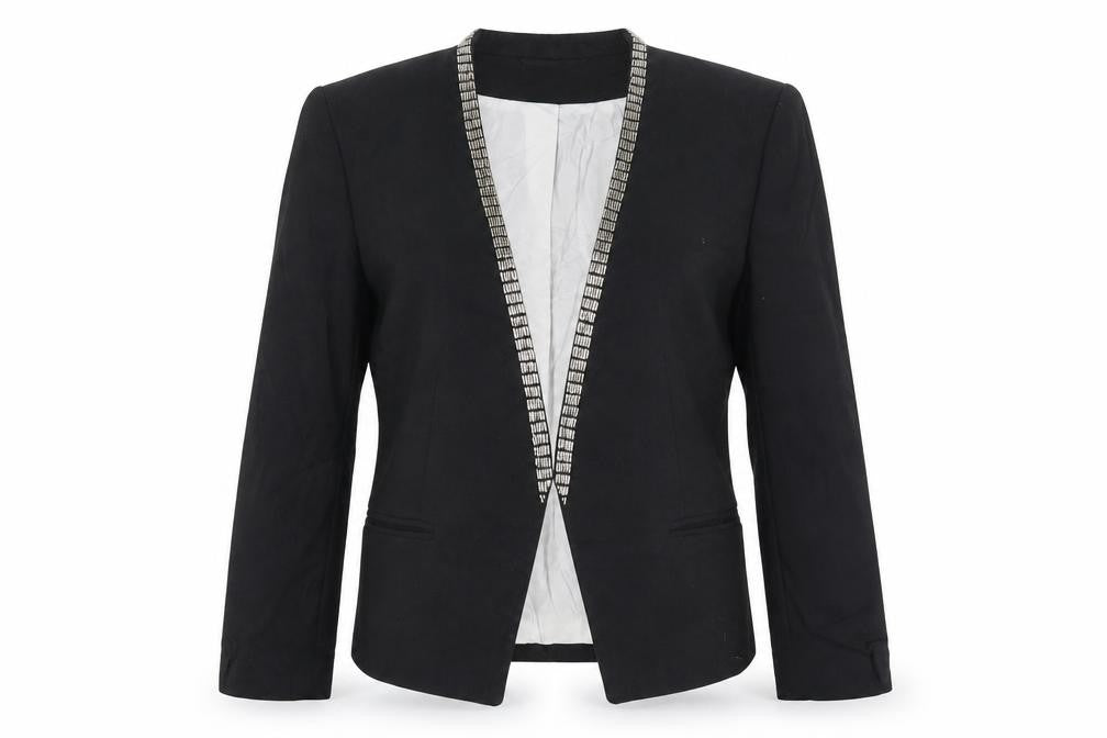 Womens UK Size 8 H&M Black Jacket