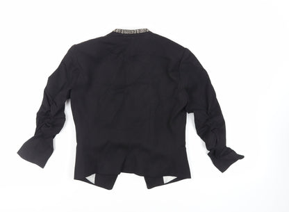 Womens UK Size 8 H&M Black Jacket
