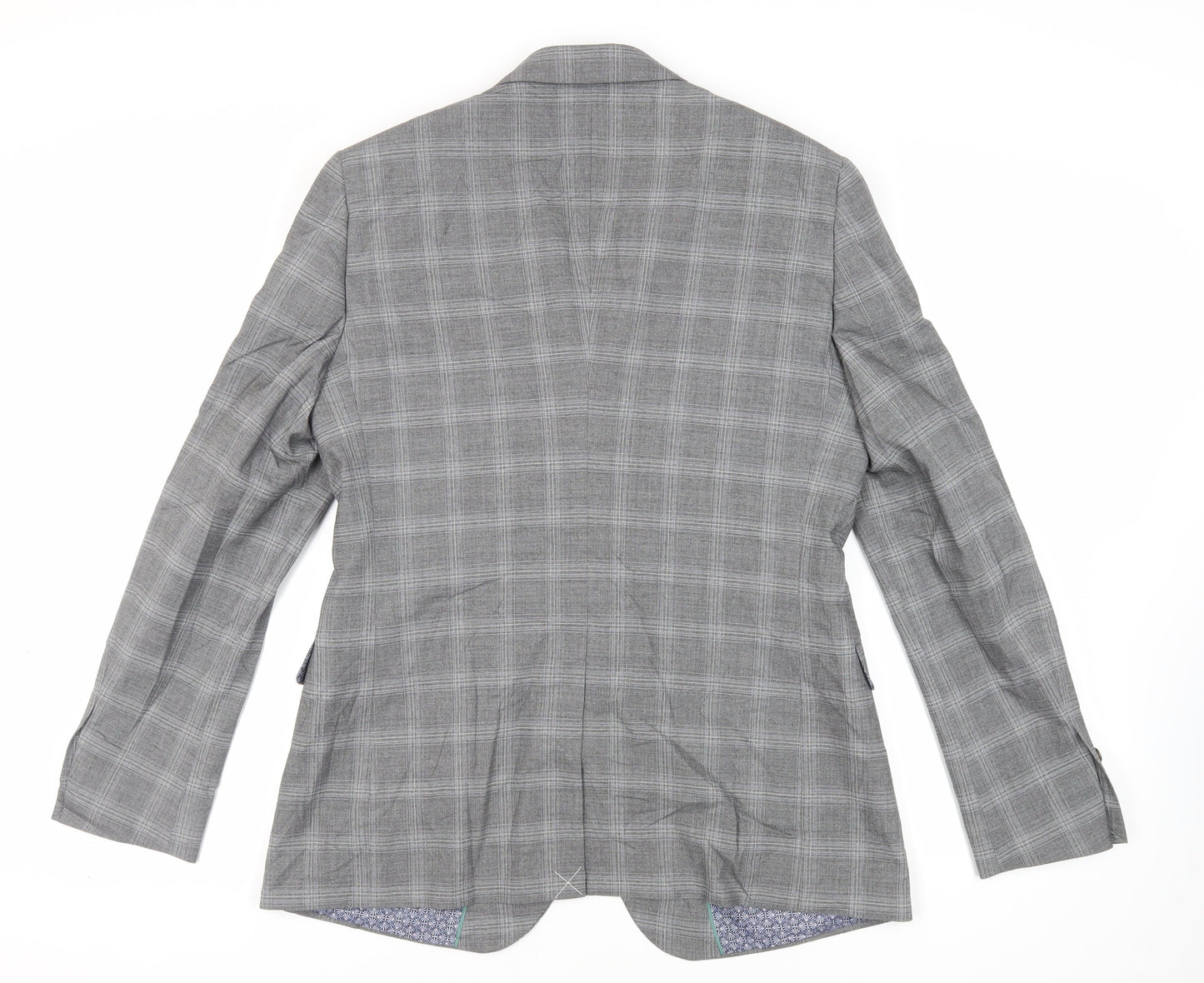 Mens UK Size 42 Burton Regular Grey Suit Jacket