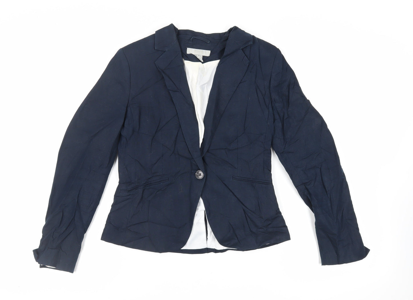 Womens UK Size 8 H&M Blue Jacket