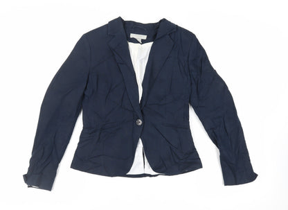 Womens UK Size 8 H&M Blue Jacket