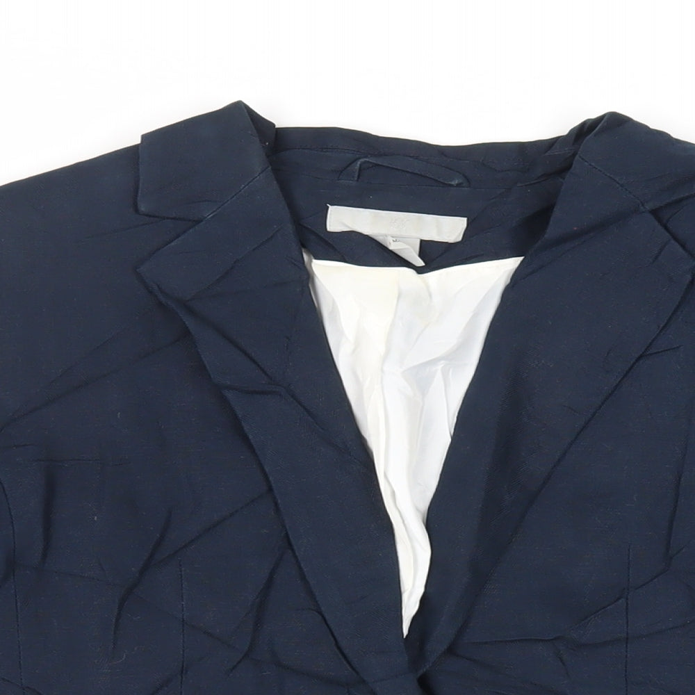 Womens UK Size 8 H&M Blue Jacket