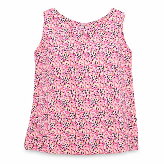 Womens UK Size L Paraphrase Pink Basic Tank