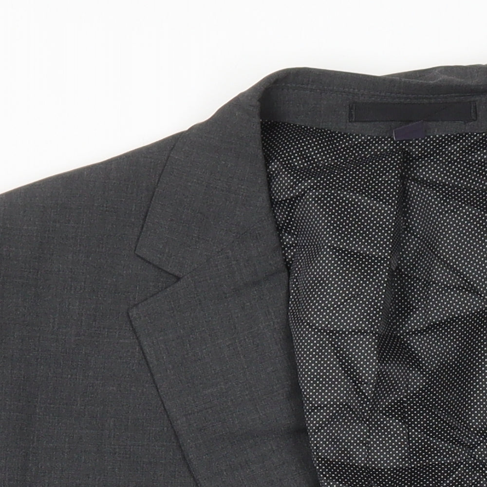 Mens UK Size 42 M&S Regular Grey Suit Jacket