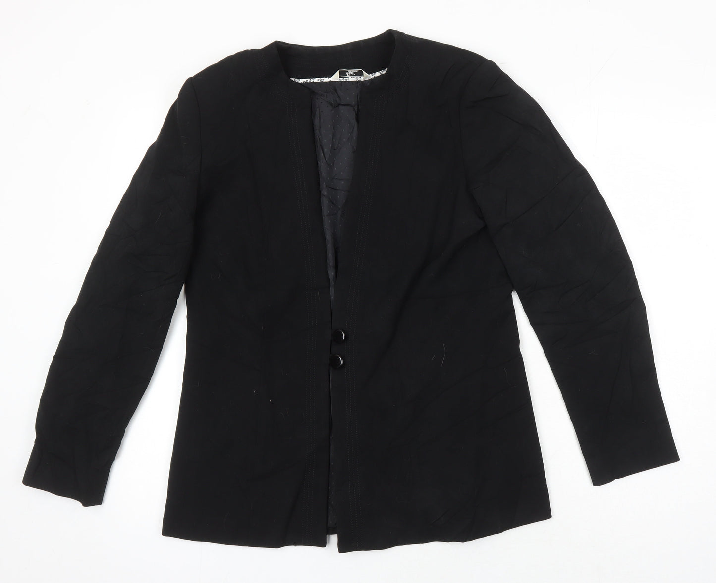 Womens UK Size 12 Klass Black Jacket
