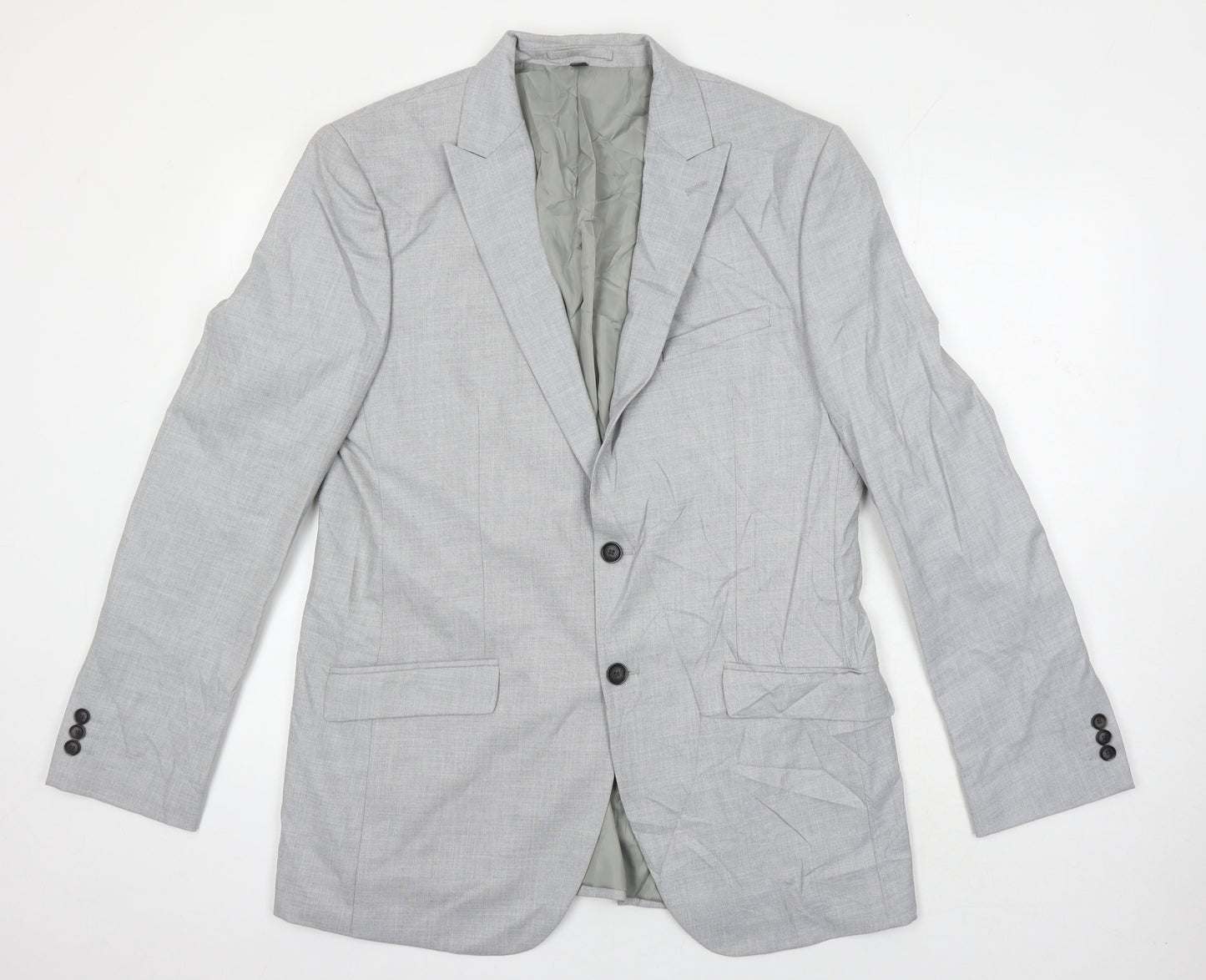 Mens UK Size 42 M&S Regular Grey Suit Jacket