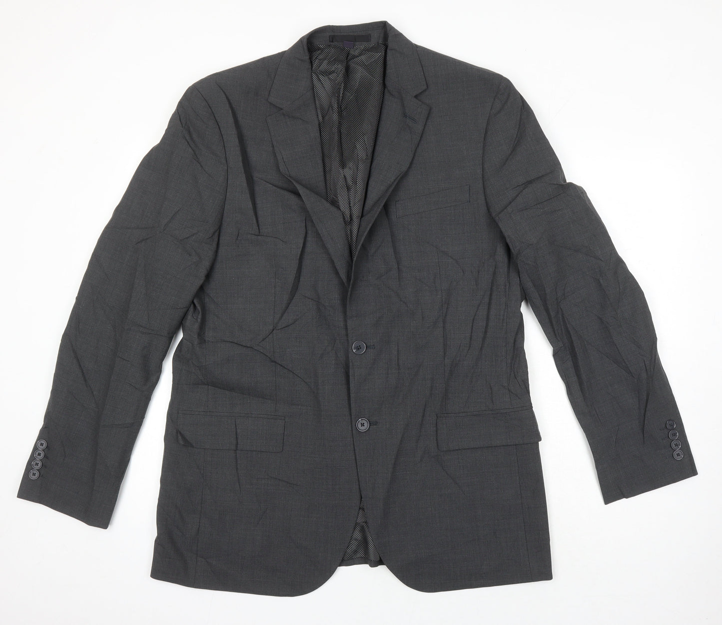 Mens UK Size 42 M&S Regular Grey Suit Jacket