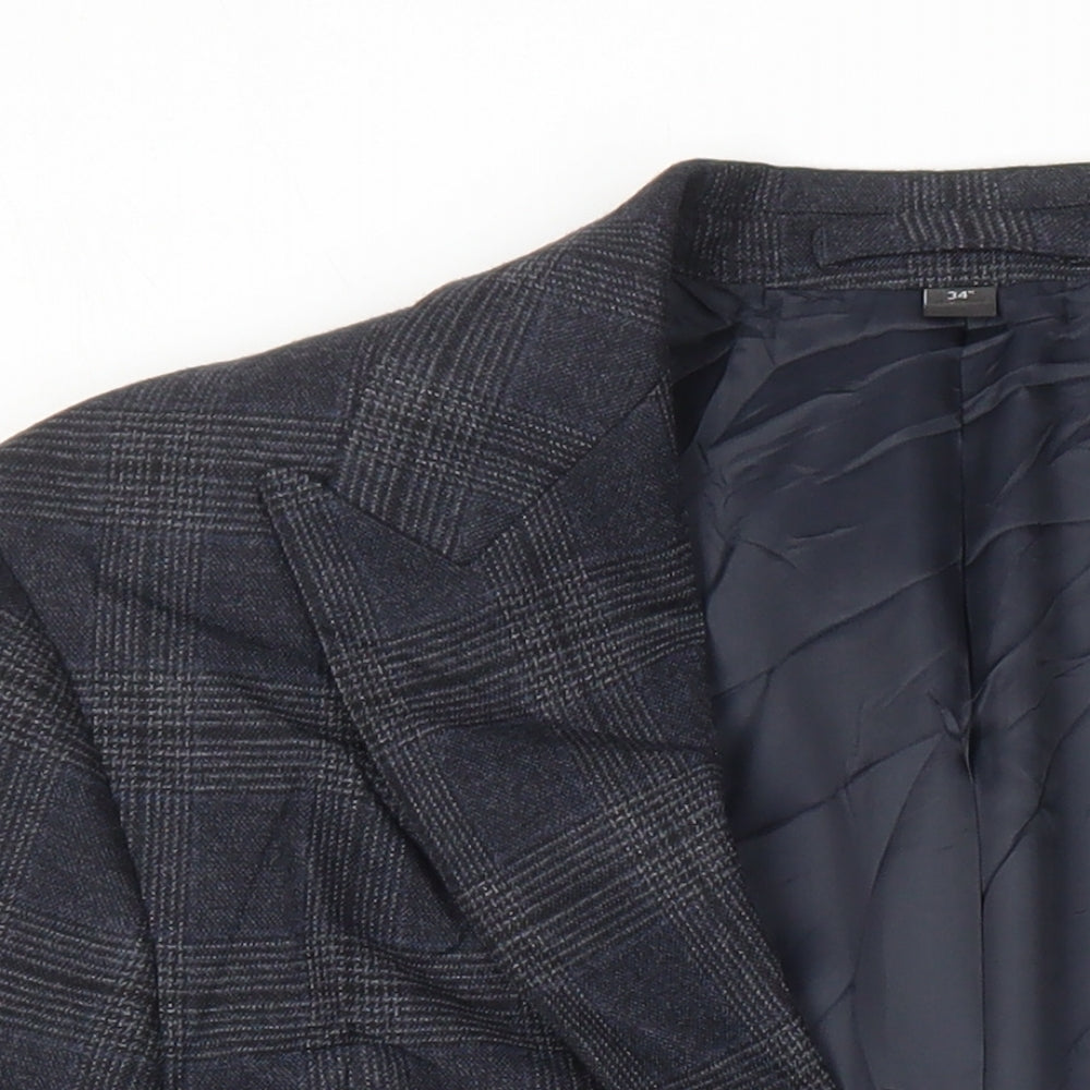 Mens UK Size 34 M&S Regular Green Suit Jacket