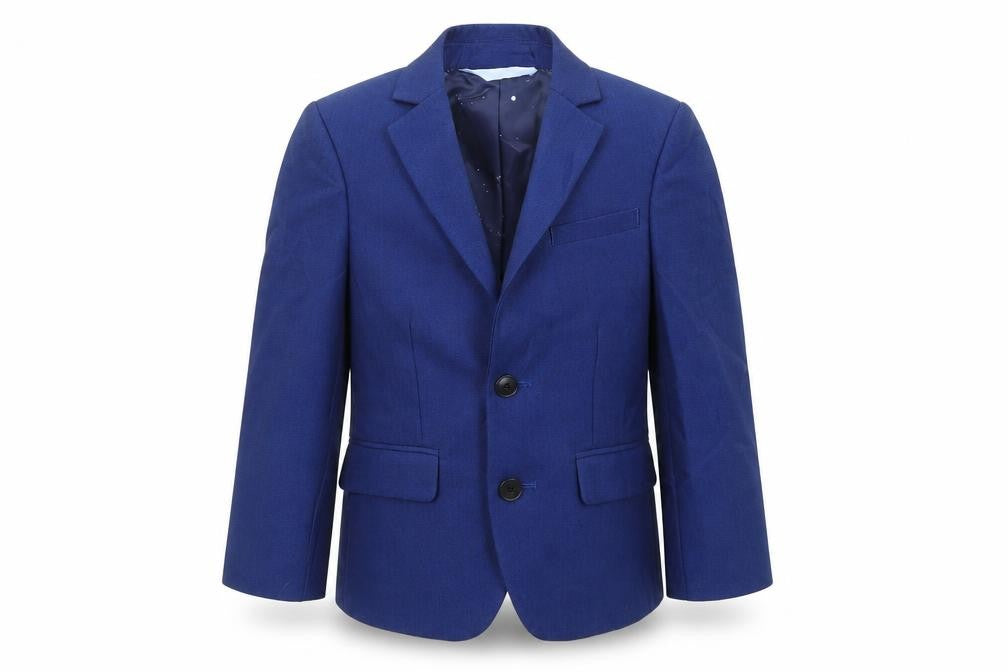 M&S Boys Blue Jacket Blazer Size 3-4 Years