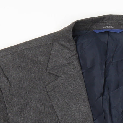 Mens UK Size 42 M&S Regular Grey Suit Jacket