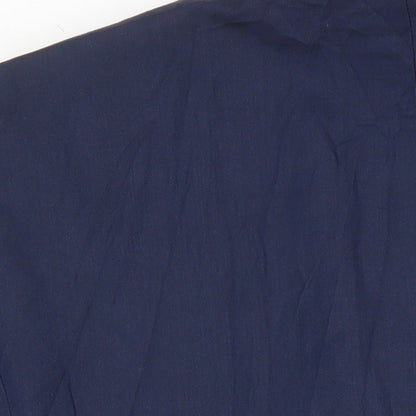 M&S Mens Blue Polyester Jacket Suit Jacket Size 42 Regular