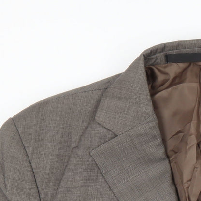 Mens UK Size 40 Marks and Spencer Regular Brown Suit Jacket