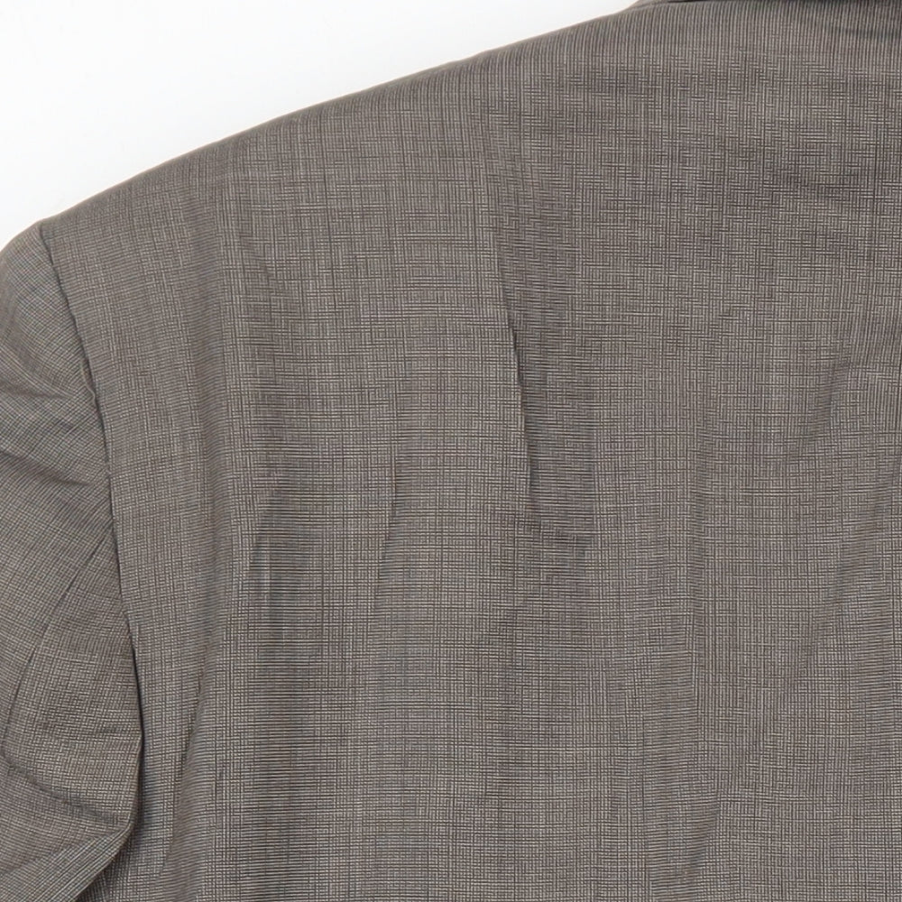 Mens UK Size 40 Marks and Spencer Regular Brown Suit Jacket
