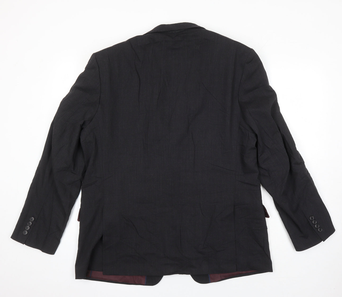 Mens UK Size 44 M&S Regular Black Suit Jacket