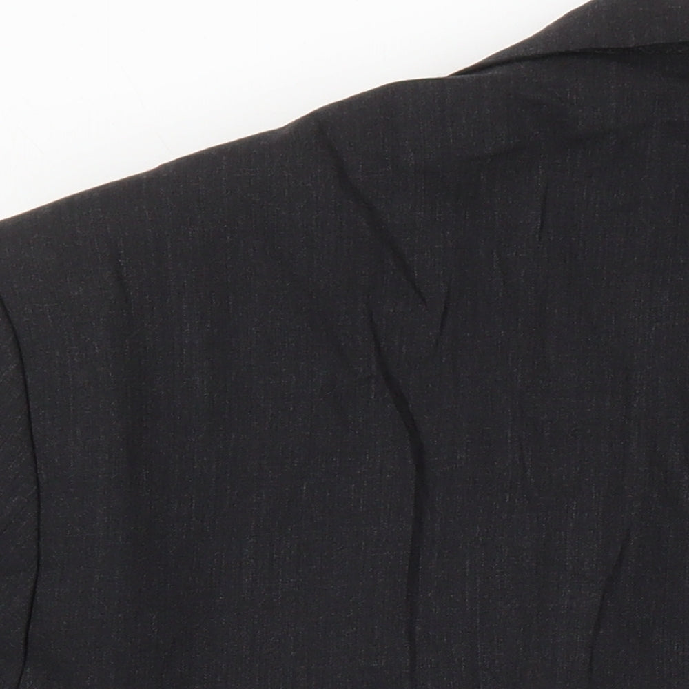 Mens UK Size 44 M&S Regular Black Suit Jacket