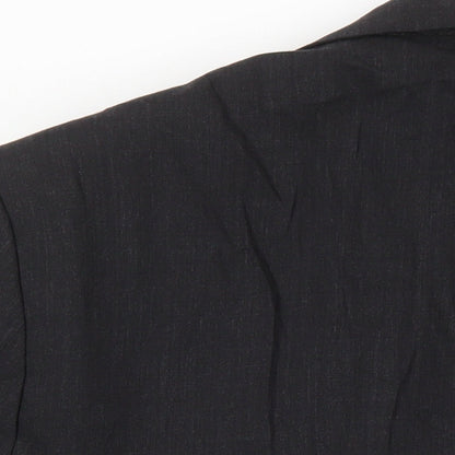 Mens UK Size 44 M&S Regular Black Suit Jacket
