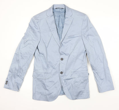 Mens UK Size 36 M&S Regular Blue Suit Jacket