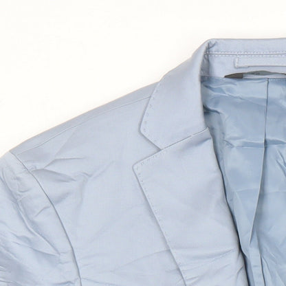 Mens UK Size 36 M&S Regular Blue Suit Jacket